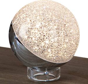 Schuller Valencia Lampada da tavolo LED Sphere, cromo, Ø 12 cm