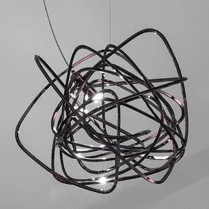 Terzani Doodle - lampada sospensione LED, nero