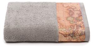 Telo Bagno In Cotone Geo Classic Standard Alviero Martini 1A Classe Geo Grigio Caleffi