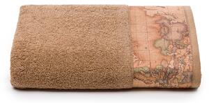 Telo Bagno In Cotone Geo Classic Standard Alviero Martini 1A Classe Geo Tortora Caleffi