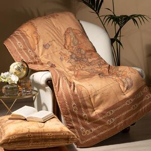 Plaid In Raso Di Cotone Geo Classic 24 CM. 130X170 Alviero Martini 1A Classe Geo Caleffi