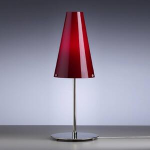 TECNOLUMEN Lampada di Walter Schnepel, colore rosso