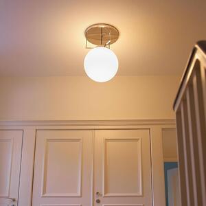 TECNOLUMEN Lampada da soffitto in ottone stile Bauhaus, 40 cm