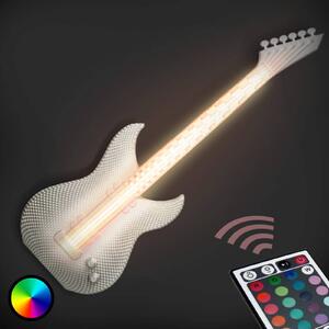 Gitarre - applique LED bianca, stampa 3D