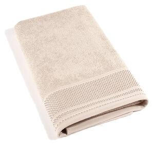 Telo Bagno In Cotone Gim CM. 90X140 Spugnissima Tinta Unita Crema Caleffi