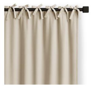 Tenda parzialmente oscurante color crema 140x250 cm Carli Tie – Restilo