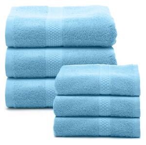 Set Asciugamani In Spugna In Cotone Spugna Standard Spugnissima Tinta Unita Acqua Caleffi