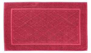 Tappeto Bagno In Cotone Minorca CM. 60X100 Spugnissima Tinta Unita Bordeaux Caleffi