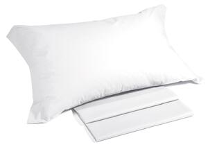 Completo Lenzuola In Cotone Premium Cotone Singolo Hotellerie Tinta Unita Bianco Caleffi