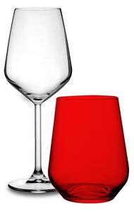 <p>Scopri il set Allegra di Pasabahce: 12 pezzi in vetro con bicchieri rossi da 42 cl e calici da 35 cl. Ideale per le feste, unisce stile e comodità, essendo lavabile in lavastoviglie. Perfetto per celebrare in allegria.</p>