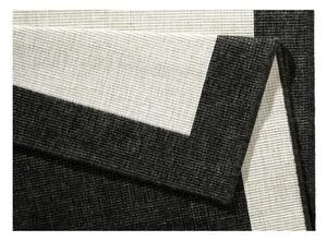 Tappeto da esterno nero e crema , 80 x 150 cm Panama - NORTHRUGS