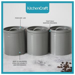 Vasetti in acciaio per alimenti in set da 3 - Kitchen Craft