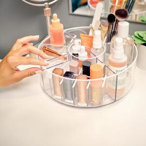 Organizzatore per cosmetici da bagno in plastica riciclata Cosmetic Carousel - iDesign