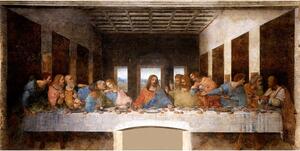 Riproduzione di un dipinto, 80 x 40 cm Leonardo da Vinci - The Last Supper - Fedkolor