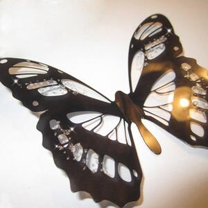 Set di 18 adesivi 3D Farfalle Chic - Ambiance