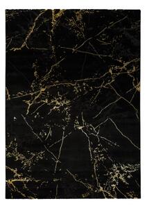 Tappeto nero , 60 x 120 cm Gold Marble - Universal