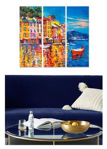 Dipinti in set di 3 pezzi 20x50 cm Italy - Wallity