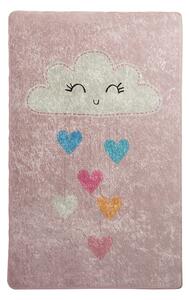 Tappeto rosa antiscivolo per bambini , 100 x 160 cm Baby Cloud - Conceptum Hypnose