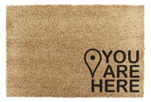 Stuoia di cocco 40x60 cm You Are Here - Artsy Doormats