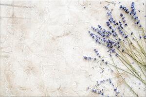 Pittura su vetro 100x70 cm Lavender - Wallity
