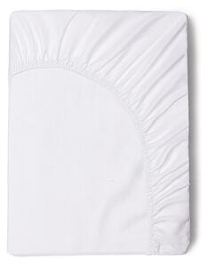 Lenzuolo di cotone sateen elasticizzato bianco, 140 x 200 cm - HIP