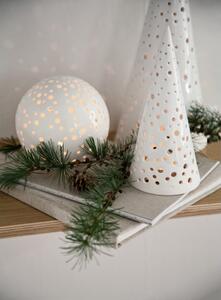 Portacandele natalizio bianco in bone china, altezza 19 cm Nobili - Kähler Design