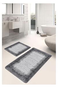 Tappetini da bagno grigio-nero in set di 2 pezzi 60x100 cm - Mila Home