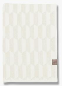 Asciugamano in cotone crema 50x95 cm Geo - Mette Ditmer Denmark