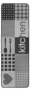 Runner da cucina grigio, 70 x 180 cm Weave Patchwork Kitchen - Hanse Home