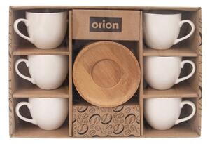 Set di 6 tazze in porcellana bianca da 125 ml Whiteline - Orion