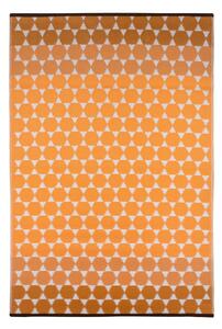 Tappeto per esterni arancione Esagono, 120 x 180 cm - Green Decore