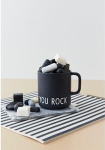 Tazza in porcellana nera 250 ml You Rock - Design Letters