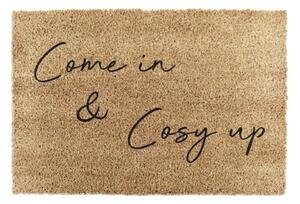 Tappetino in cocco naturale nero, 40 x 60 cm Come In & Cosy Up - Artsy Doormats