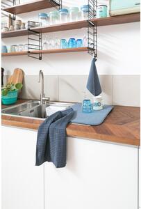 Set di 2 asciugamani da cucina in microfibra blu, 60 x 40 cm - Tiseco Home Studio
