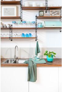 Set di 2 asciugamani da cucina in microfibra verde , 60 x 40 cm - Tiseco Home Studio