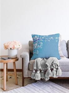 Federa blu in misto cotone Winter Wonderland, 55 x 55 cm - Minimalist Cushion Covers