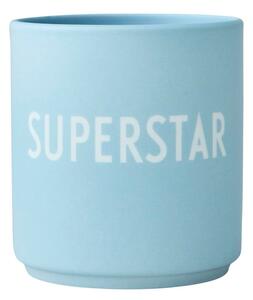 Tazza in porcellana blu, 300 ml Superstar - Design Letters