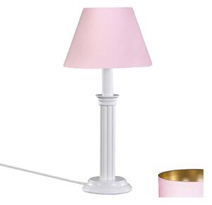 Waldi-Leuchten GmbH Lampada da tavolo Klara rosé