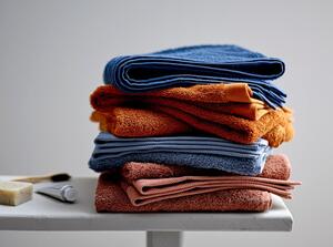 Asciugamano in spugna di cotone blu Cina, 60 x 40 cm Comfort Organic - Södahl