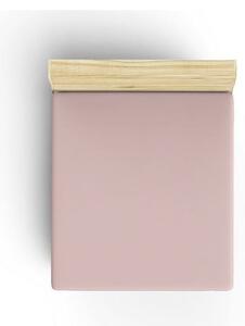 Lenzuolo rosa in cotone elasticizzato 160x200 cm - Mijolnir
