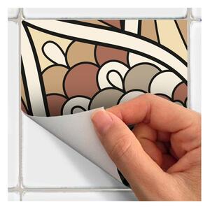 Set di 24 adesivi murali Piastrelle adesive, 10 x 10 cm Piura - Ambiance