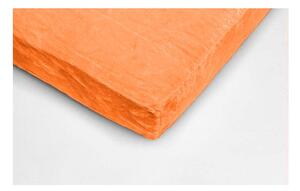 Lenzuolo arancione in micropush, 180 x 200 cm - My House