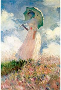 Riproduzione pittorica 40x60 cm Claude Monet - Woman with sunshade - Fedkolor