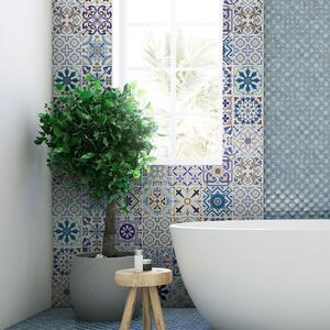 Set di 30 adesivi murali Tiles Azulejos , 10 x 10 cm Riviera - Ambiance