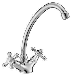 PB Rubinetto da cucina in stile retrò V1900 Cromo