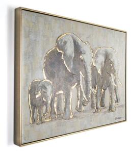 Dipinto a mano, 80 x 60 cm Elephant Family - Graham & Brown