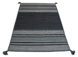 Tappeto in cotone grigio scuro, 60 x 90 cm Antique Kilim - Webtappeti