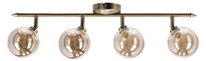 Lampada da soffitto color bronzo con paralume in vetro ø 10 cm Rodia - Candellux Lighting