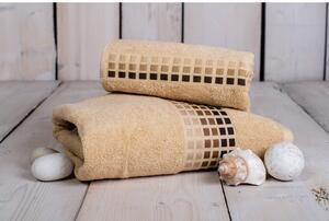 Asciugamano in cotone beige 100x50 cm Darwin - My House