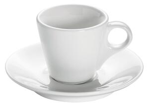 Tazza in porcellana bianca con piattino Basic Espresso, 70 ml - Maxwell & Williams